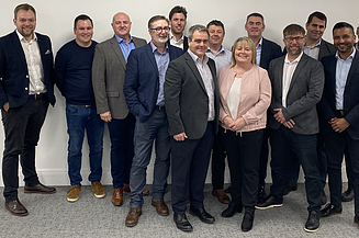 13 members of the STRABAG UK Building Unit