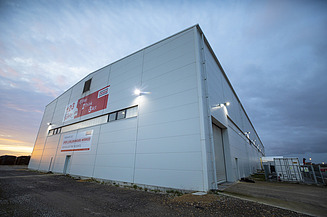 External image of the steel hall at the Woodsmith 