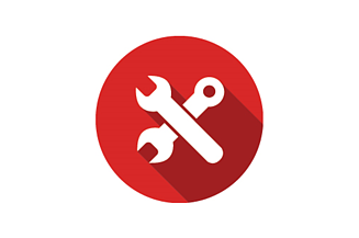 Icon of two spanners crossed over each other 