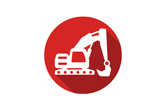 Icon of an excavator