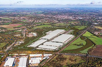 CGI aerial view of Radlett